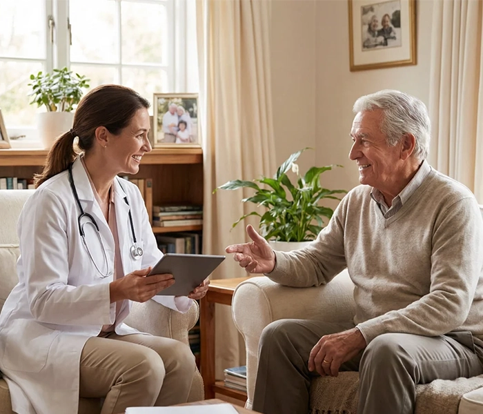 Physiatrist providing physician-led mobility and aging-in-place care for older adults in Boca Raton.